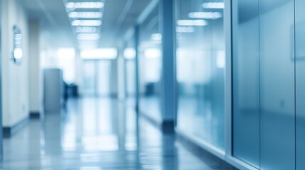 Modern Hospital Corridor Designed for Efficient Patient Transit and Access to Healthcare Services