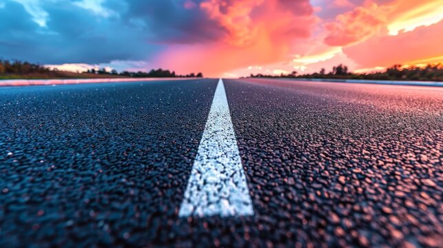 Navigating the path ahead  embracing change and opportunities at sunset for the new year