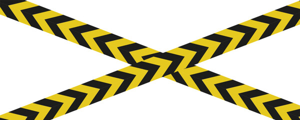 Warning yellow black red diagonal stripes line. Safety stripe warning caution hazard danger road vector sign symbol. Long danger ribbon.Eps10