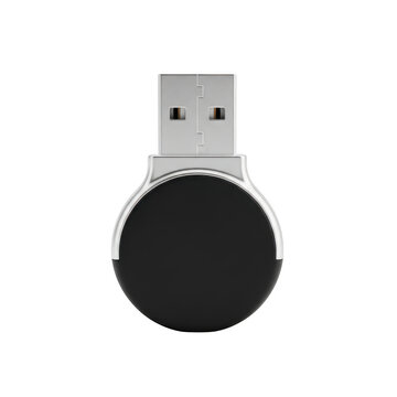 Usb adapter isolated on transparent background