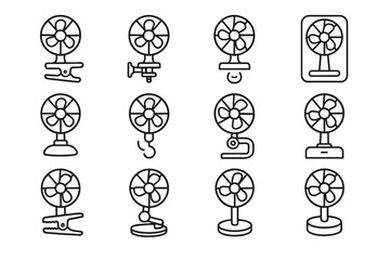 Magnet universal vector hanging fan plate icon rotating arm mount