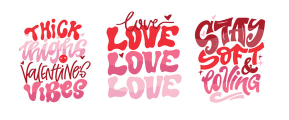 Valentine's Day core. Hand drawn doodle lettering quote about Love. Lettering for t-shirt design, mug print, bag print, clothes fashion. 100% hand drawn vector image.
