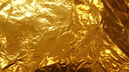 Abstract golden texture with light reflections, a luxurious and radiant background