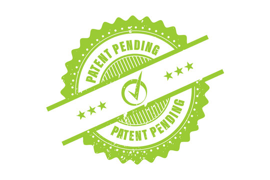 Patent pending Vector of Modern Retro Badges, Patent pending, Best quality badge, seal, stamp, green badge With Transparent Background