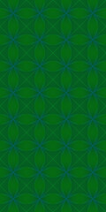 Fototapeta premium Green Geometric Pattern Background