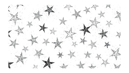 Stars in the cosmos: A mesmerizing arrangement of numerous, gleaming celestial bodies floats across a vast, inky expanse, echoing the quiet grandeur of the night sky. 