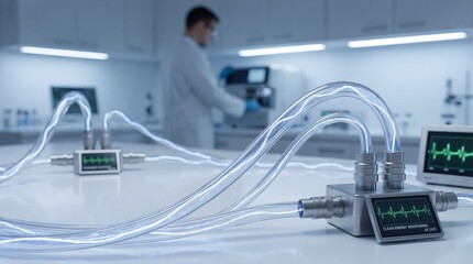 Advanced Scientific Experiment in a Modern Laboratory Setting.