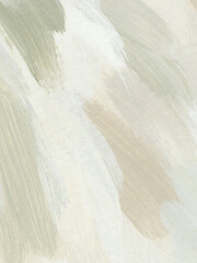Obraz premium Artistic background in pastel earthy colors. Textured hand painted acrylic template. Aesthetic hand drawn painting. Fragment of contemporary artwork. Art texture with paint brush strokes