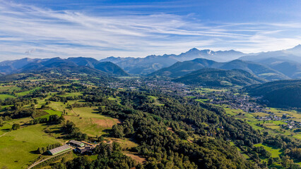 Fototapeta premium Pic du midi de Bigorre et sa vallée