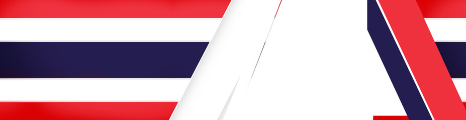Obraz premium creative abstract Thailand flag background