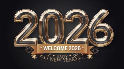 New year's celebration 2026 global festivities digital art festive atmosphere uplifting viewpoint celebration concepts