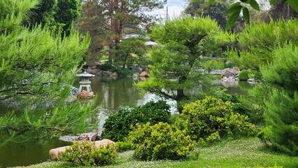 Obraz premium Japanese Style Gardens Phoenix Arizona Rohoen