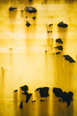 Texture of rusty with drip on steel wall background