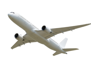  Soaring High: A sleek commercial airliner ascends gracefully, its powerful engines propelling it towards the open sky. Capturing a sense of adventure, exploration, and the marvels of modern flight.