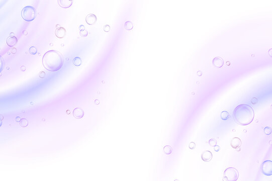 Soft Purple Bubble Abstract Background