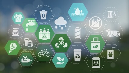 Reuse, reduce, and recycle form the 3R concept that supports sustainability. The 3R principle, especially reuse and recycle, helps reduce waste effectively. Spire