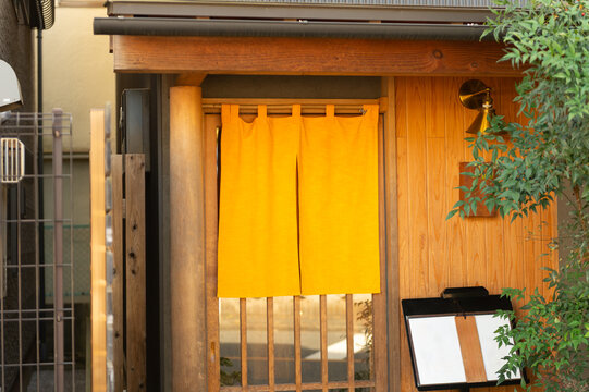 The curtain-like fabric that hangs in front of traditional Japanese restaurants and shops not only serves as a signboard, but holds a larger meaning,