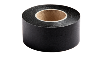 Black adhesive tape roll for repairs, insulation, and general-purpose fixing with a versatile, heavy-duty grip