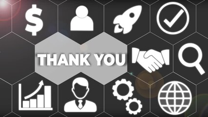 Conceptual hand writing showing Thank You. Concept meaning a polite expression used when acknowledging a gift or service Woman wear work suit presenting presentation smart