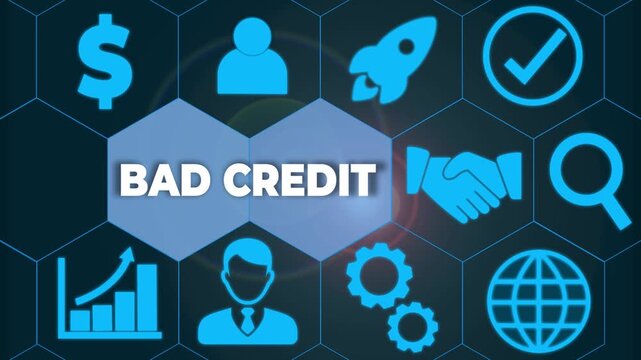 Conceptual hand writing showing Bad Creditquestion. Concept meaning inabilityof a demonstrating to repay a debt on time and in full Woman wear work suit