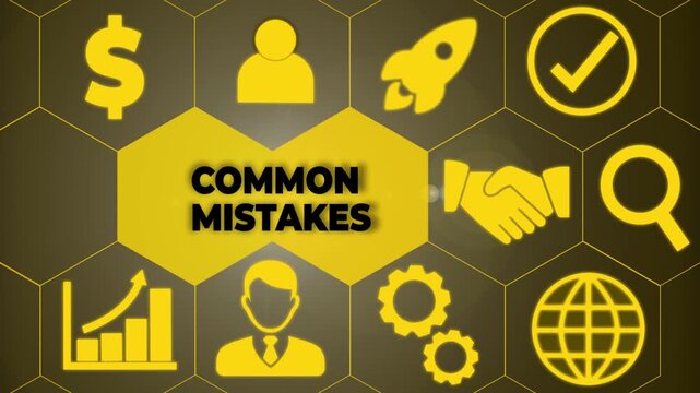 Conceptual hand writing showing Common Mistakes question. Concept meaning repeat act or judgement misguided or