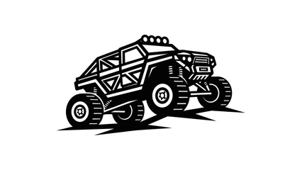 Off road monster truck extreme adventure vehicle illustration. © conell
