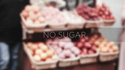  No sugar lifestyle promoting mindful consumption and prevention.