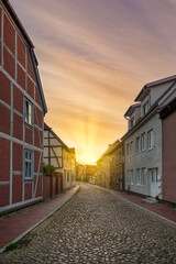 Obraz premium Neustadt-Glewe is a municipality located in the district of Ludwigslust-Parchim, in the federal state of Mecklenburg-Western Pomerania,