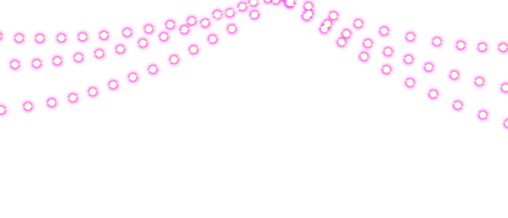 Festive purple hanging led light strings on transparent background vector christmas decoration glowing fairy lamps for holiday celebration and invitation layout