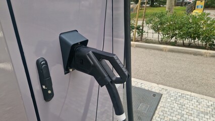 Electric vehicle charging point for sustainable transportation