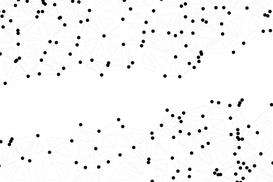 Abstract white blue digital technology futuristic communication high tech concept background. Technology dots lines connect network background.