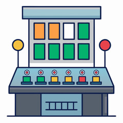 Title: A digital clock with a purple background and a teal display showing the time 88 and