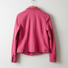 female long coat isolated on white