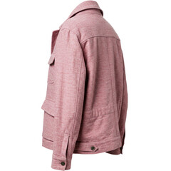 female long coat isolated on white