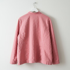 female long coat isolated on white