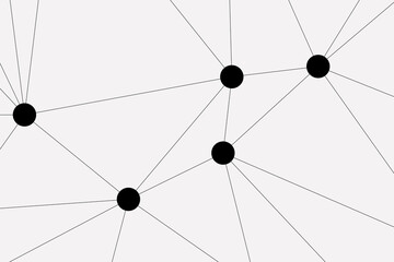 white background with low poly digital lines connection. Abstract white blue digital technology futuristic communication high tech concept background. Technology dots lines connect network background.