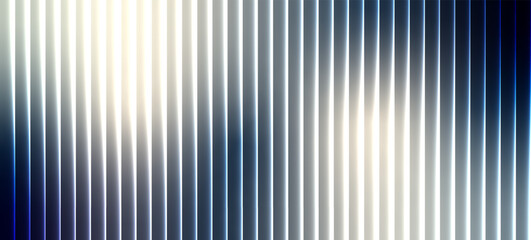 Obraz premium Gradient Abstract ripple texture with blue, white and black tones background. Sharp ribbed distortion, cinematic glow; futuristic texture background, vector illustration. 