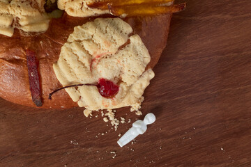 Traditional Mexican sweet bread for Epiphany Day