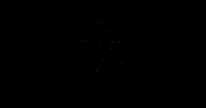 energy shield hit effect on black background