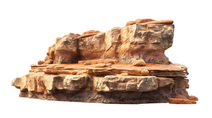 Detailed desert canyon rock formation displaying stratified layers and sandy terrain perfect for dramatic landscape design elements