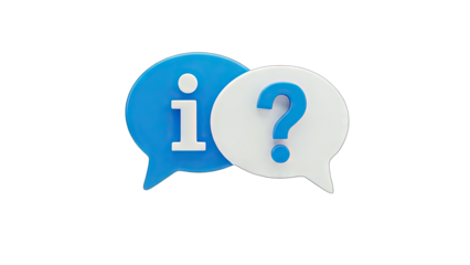 Information and Question Marks in Speech Bubbles