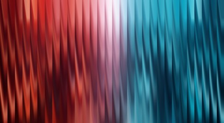 An abstract view of a two-tone color spectrum, using striking red and blue shades © Pro DG Collections