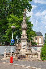 Statue of John of Nepomuk Kutn&aacute; Hora Sedlec