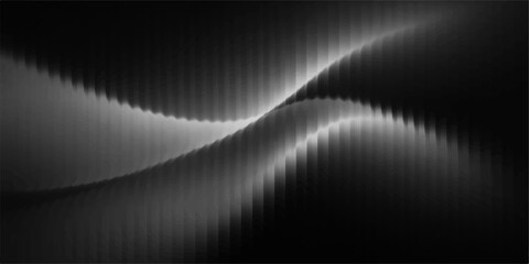 Abstract black and white background with blue light waves and flowing digital line art creates a dark motion texture wallpaper featuring energy rays and a looping pattern design