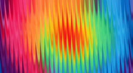 Abstract and vibrant rainbow-colored background with vertical lines. This background evokes feelings of joy and hope. The spectrum of colors creates a visually striking and energetic effect