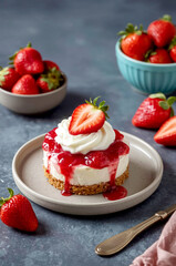 Strawberry cheesecake