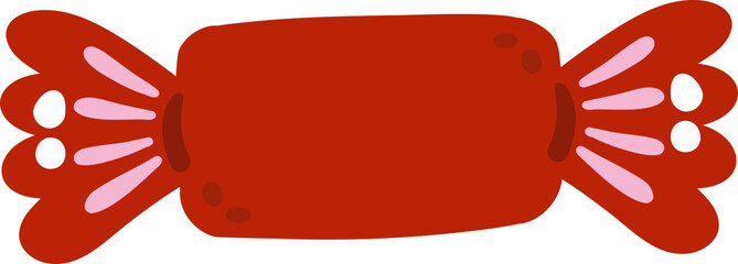 cute candy sugar food snack confectionery vector cartoon illustration