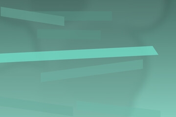 Abstract teal background with floating geometric rectangles creating a minimalist visual