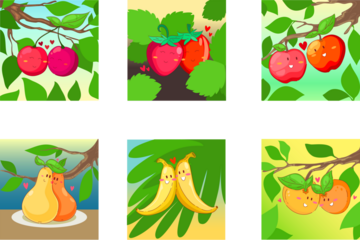 Sweet Cherries Nestled On Leafy Branch, Bright Cherries Gently Cuddled On Lush Tree Branch