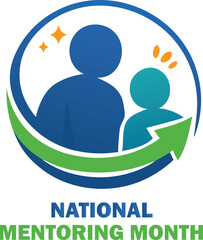 Vector graphic file details for national mentoring month design